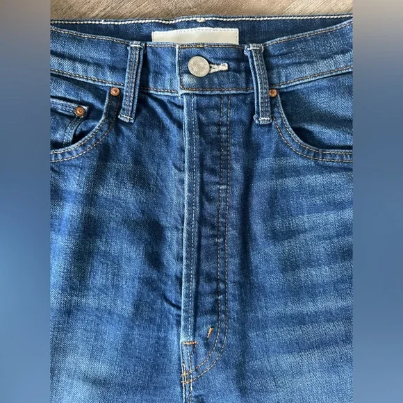 MOTHER Tippy Top Frisky Flood Fray in Bad Reputation Size 28 - Picture 7 of 10